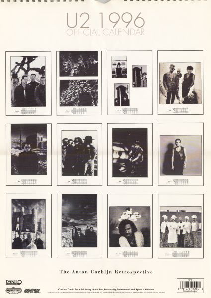 U2 Calendars